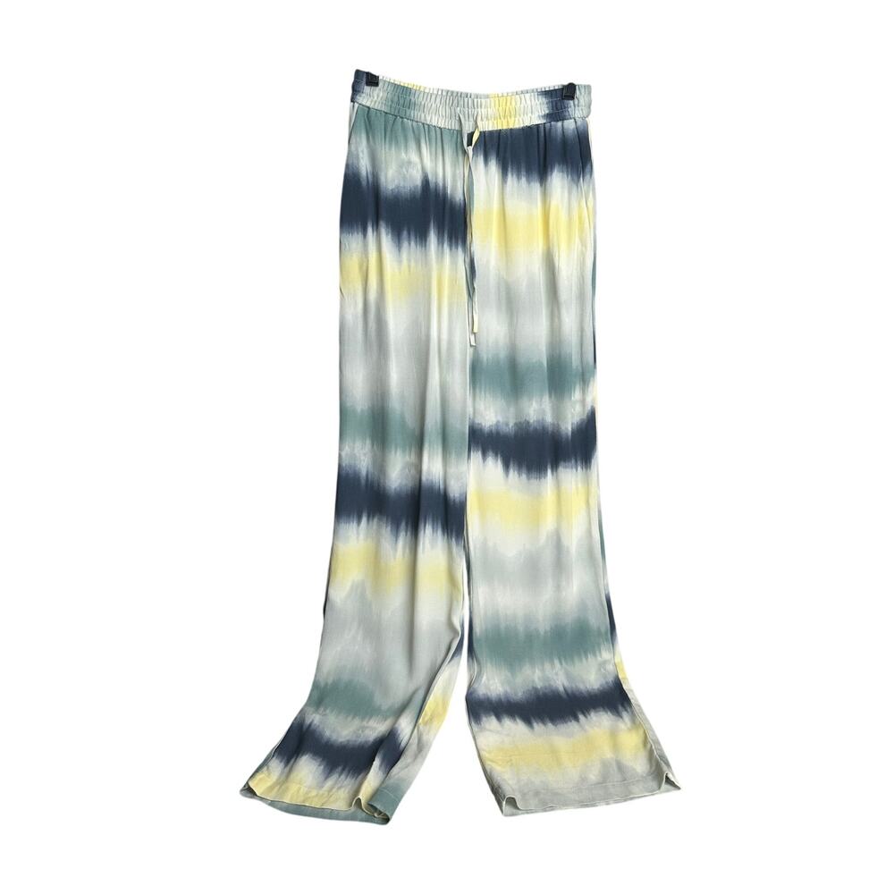 Zara Gradient Silk Drawstring Multicolor Pant - S… - image 1